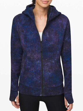 Lululemon Scuba Hoodie, Polar Lights Blue Multi. Size 4. New without tags